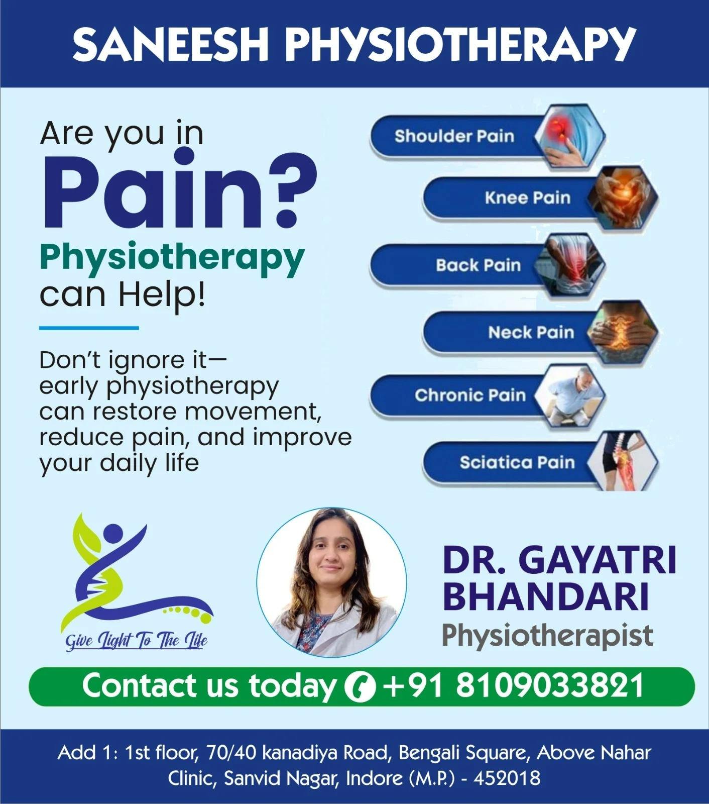 Physiotherapy Treatment in Indore